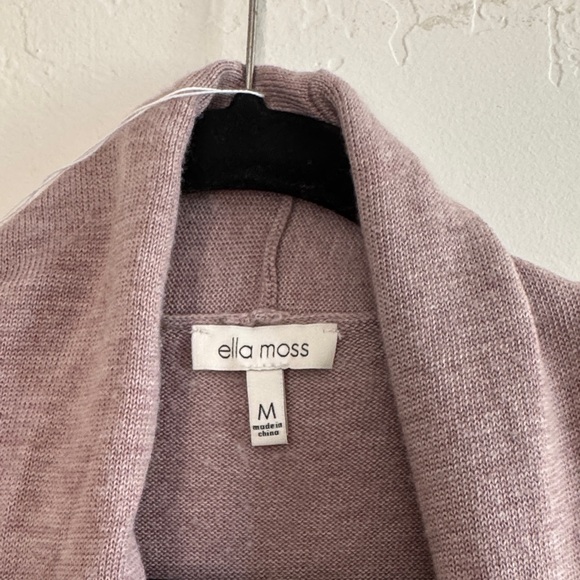 Ella Moss Dusty Rose Open-Front Cardigan - Picture 2 of 3